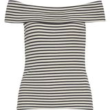 VILA - Salja - Top - Zwart/Wit - Strapless