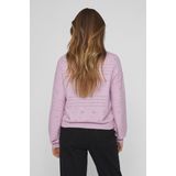 VILA - Viril L/S O-hals - Top - Winsome Orchidee - Knit
