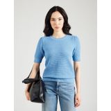VILA - Vidalo O-neck S/S Knit Top - Lichtblauw - Gebreid - Dames