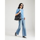 VILA - Vidalo O-neck S/S Knit Top - Lichtblauw - Gebreid - Dames