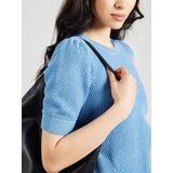 VILA - Vidalo O-neck S/S Knit Top - Lichtblauw - Gebreid - Dames