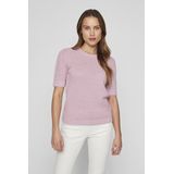 Vila - Vidalo O-neck Knit Top - Trui - Winsome Orchid - Dames