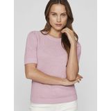 Vila - Vidalo O-neck Knit Top - Trui - Winsome Orchid - Dames