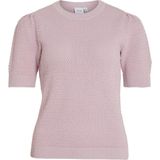Vila - Vidalo O-neck Knit Top - Trui - Winsome Orchid - Dames