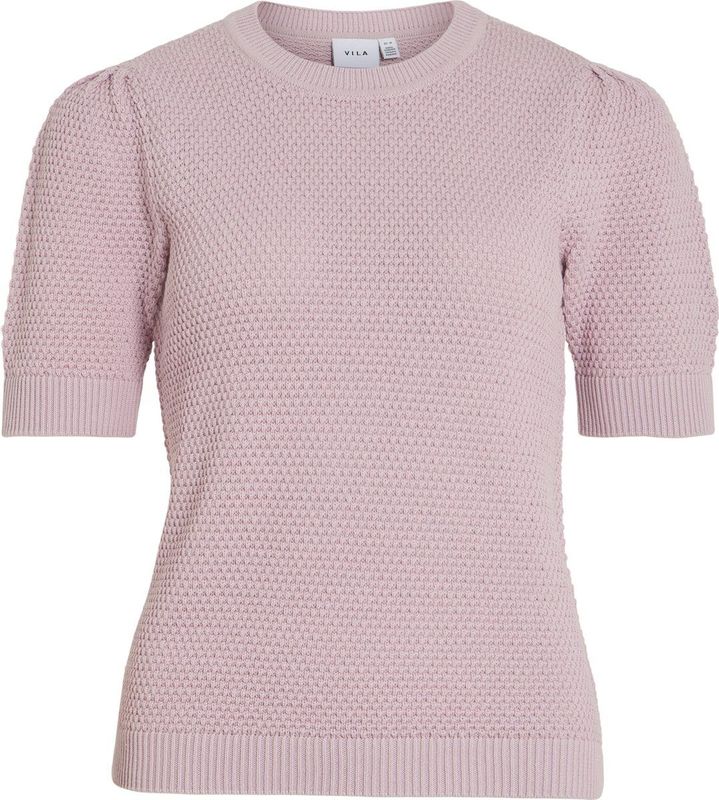 Vila - Vidalo O-neck Knit Top - Trui - Winsome Orchid - Dames