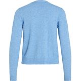 Gebreid Vest - Splithals - Lange Mouwen - Viscose/Nylon/Polyester