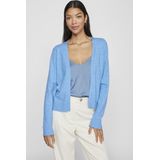 Gebreid Vest - Splithals - Lange Mouwen - Viscose/Nylon/Polyester