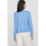 Gebreid Vest - Splithals - Lange Mouwen - Viscose/Nylon/Polyester