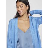 Gebreid Vest - Splithals - Lange Mouwen - Viscose/Nylon/Polyester