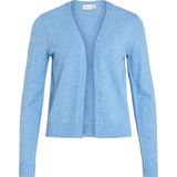 Gebreid Vest - Splithals - Lange Mouwen - Viscose/Nylon/Polyester