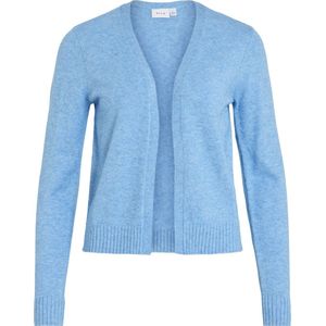 Gebreid Vest - Splithals - Lange Mouwen - Viscose/Nylon/Polyester