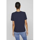 Vila - T-shirt - Navy - Biologisch Katoen