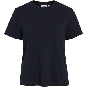 Vila - T-shirt - Navy - Biologisch Katoen