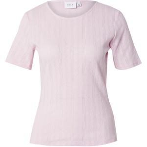 Vila - VIKASSIE S/S POINTELLE TOP - Korte Mouwen - Winsome Orchid