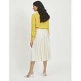 VILA - Nitban - Plooirok - Offwhite - 3/4 Lengte