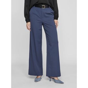 Vila - Vivarone Hw Wide Pant - Vintage Indigo - Polyester Viscose Elastan