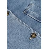 OBJECT - OBJTILLA GRO L/S LO DENIM JACKET - Spijkerjas - Blauw