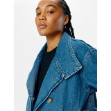OBJECT - OBJTILLA GRO L/S LO DENIM JACKET - Spijkerjas - Blauw