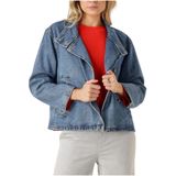 OBJECT - OBJTILLA GRO L/S LO DENIM JACKET - Spijkerjas - Blauw