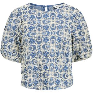 Object objella 2/4 re top cc2 ss blouse blauw