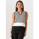 Object - Objviva Re S/l Knit Top - T-shirt - Wit - Zacht Materiaal