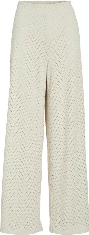 Vila - Ajour Broek - Zwart - Polyester