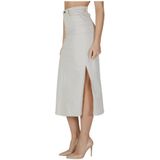 Spijkerrok - Effen - Denim - Kokerrok - Normale Pasvorm