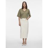 Spijkerrok - Effen - Denim - Kokerrok - Normale Pasvorm