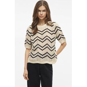 Vila - O-Neck 2/4 Knit Top - Berk - Draagtas - Voor Volwassenen - Losse Pasvorm