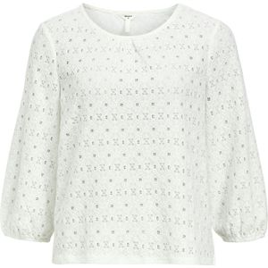 Blouse - Ronde Hals - 3/4 Mouwen - Ballonmouwen - Gerecycled Polyester