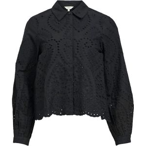Objbitten L/S Re Shirt Noos, zwart, 44