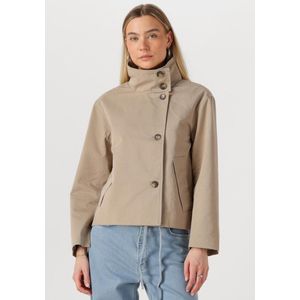 Object Objgro Re Short Jacket Jassen Dames - Zomerjas - Taupe - Maat 40