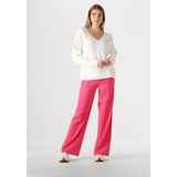 Gebreide Pullover - V-hals - Lange Mouwen - Regular Fit - Grijs - 52% LENZING™ ECOVERO™