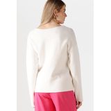 Gebreide Pullover - V-hals - Lange Mouwen - Regular Fit - Grijs - 52% LENZING™ ECOVERO™