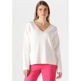 Gebreide Pullover - V-hals - Lange Mouwen - Regular Fit - Grijs - 52% LENZING™ ECOVERO™