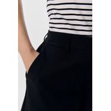 Object - Korte Broek - Zwart - Regular Pasvorm - Elastische Boord