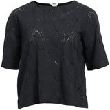 Object - Ava - T-shirt - Met 3/4 Mouw - Losse Pasvorm - Biologisch Katoen