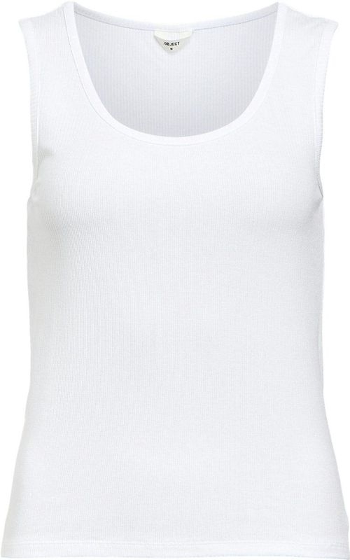 Object - Objjamie S/l Sli Tank Top - Wit - 52% Tencel Lyocell 43% Viscose 5% Elastaan