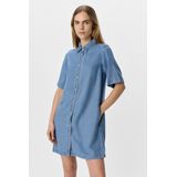 OBJECT - Blousejurk - Blauw - OBJFRAME - Denim