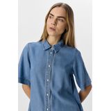 OBJECT - Blousejurk - Blauw - OBJFRAME - Denim