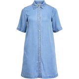 OBJECT - Blousejurk - Blauw - OBJFRAME - Denim