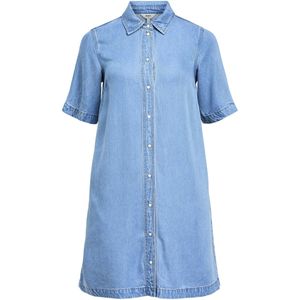 OBJECT - Blousejurk - Blauw - OBJFRAME - Denim