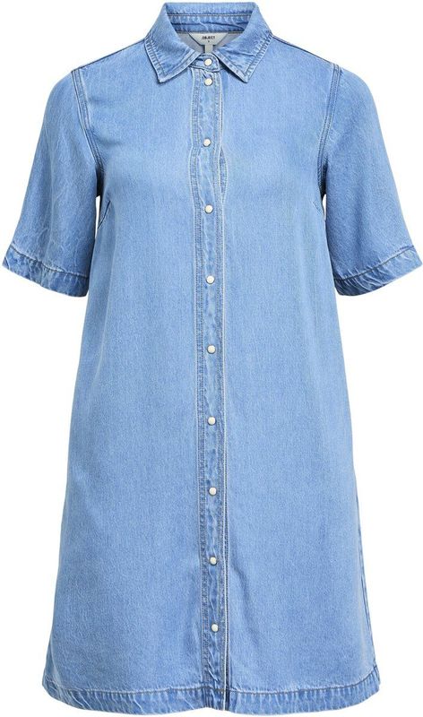 OBJECT - Blousejurk - Blauw - OBJFRAME - Denim