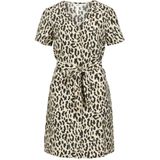 Objkarina Korte Jurk - Zwart - Normale Pasvorm - V-hals