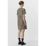 Objkarina Korte Jurk - Zwart - Normale Pasvorm - V-hals