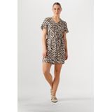 Objkarina Korte Jurk - Zwart - Normale Pasvorm - V-hals