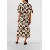 Object - Objella Re 2/4 Midi Dress - Jurk - Beige - Dames