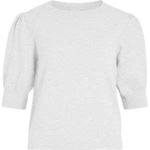 Vila - Viril - Trui - Wit - 2/4 Mouwen - O-neck Knit Top