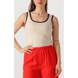 OBJECT - Top - Sand/Zwart - OBJJamie