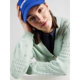 Vila - Gebreid Vest - Mint - 50% Viscose Livaeco - 28% Polyester - 22% Nylon